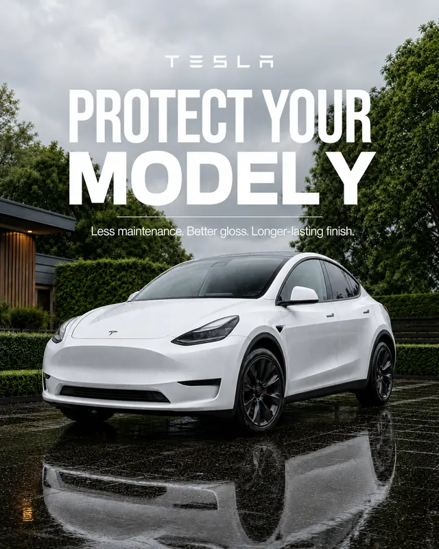 Tesla Model Y - Protect your Model Y: less maintenance, better gloss, a longer-lasting finish