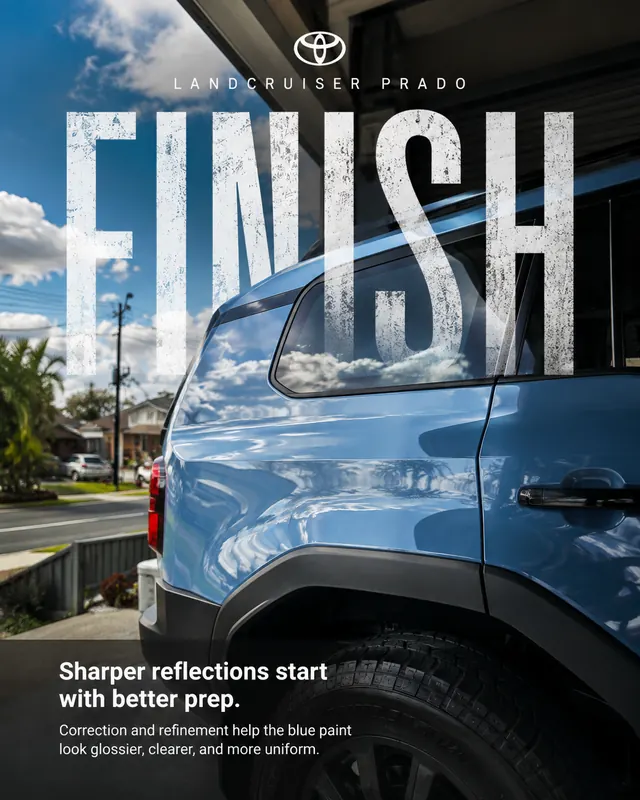 LandCruiser Prado - Sharper reflections start with better prep